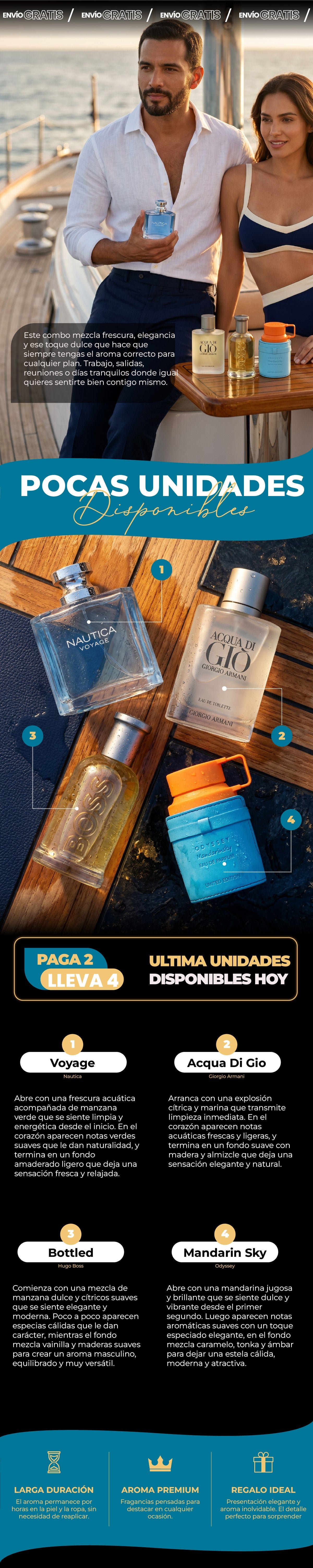 Nautica, Acqua di Gio, Hugo Boss, Mandarin Sky