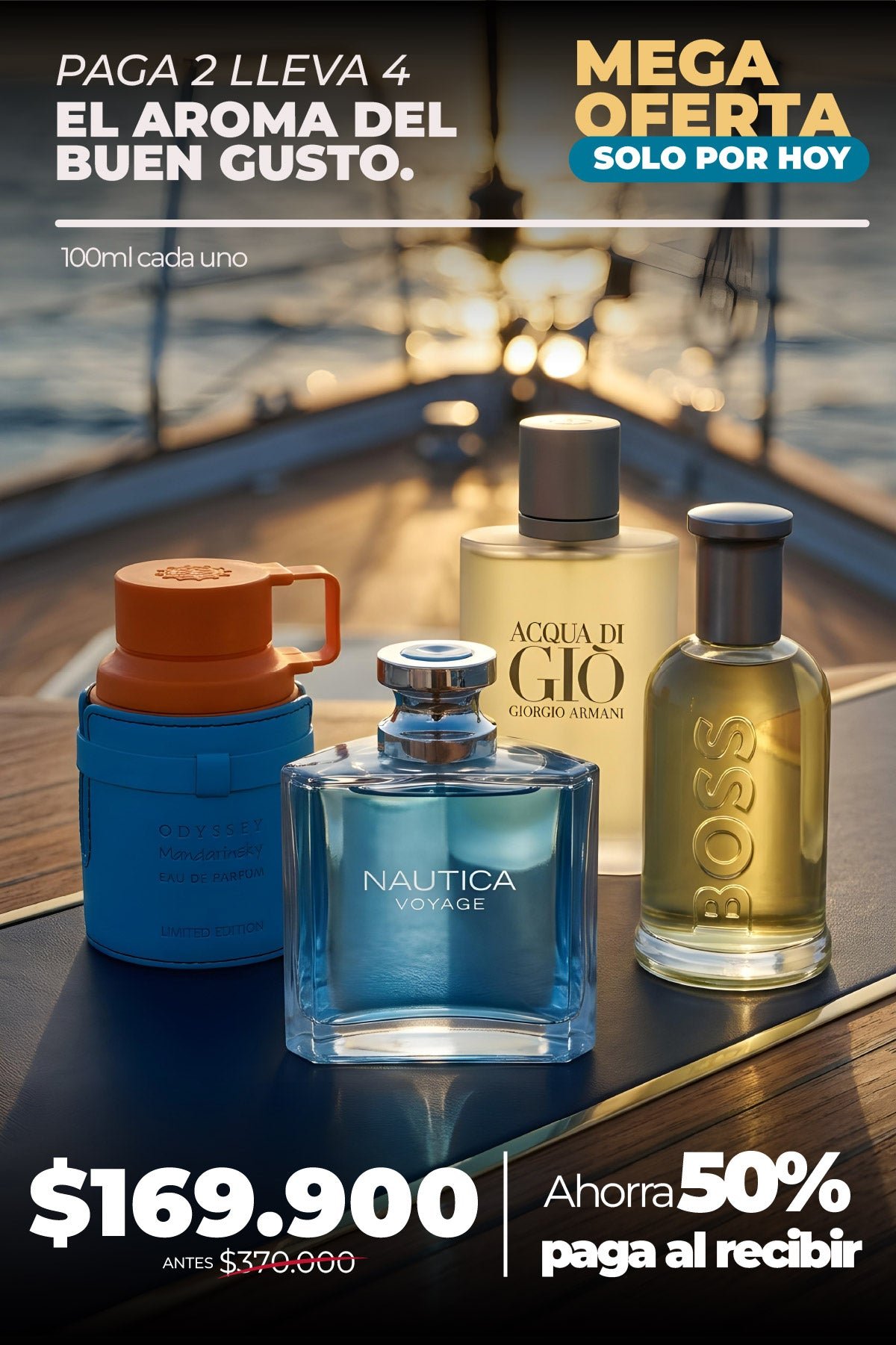Nautica, Acqua di Gio, Hugo Boss, Mandarin Sky