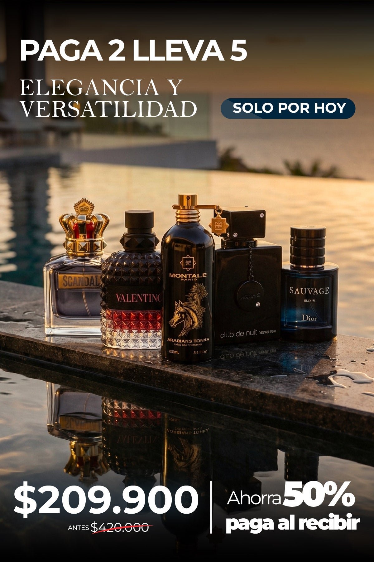 Montale, Scandal, Sauvage Elixir, Club de Nuit, Valentino