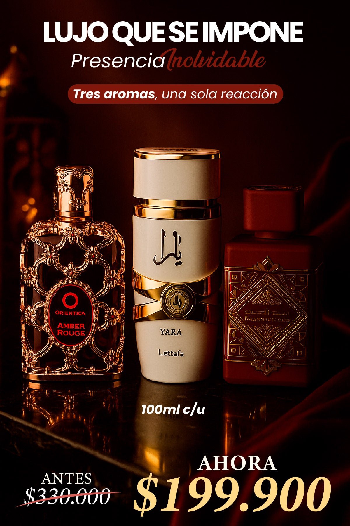 Promo Árabe x3 (Rouge, Moi, Bade'e)