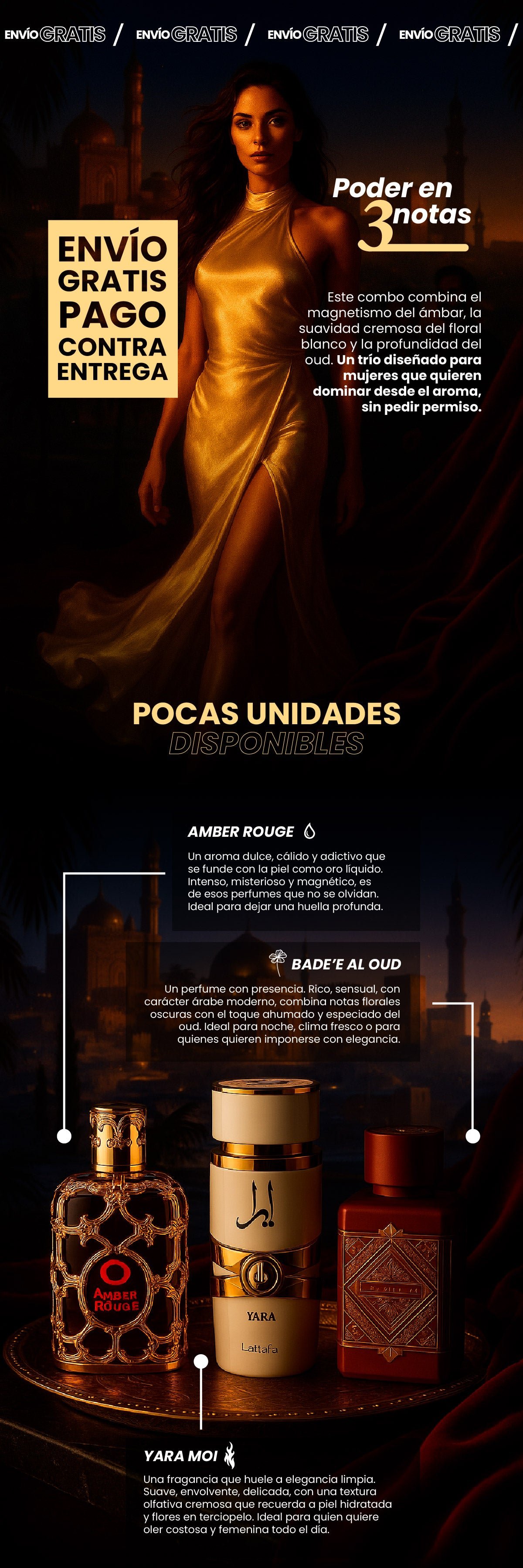 Promo Árabe x3 (Rouge, Moi, Bade'e)